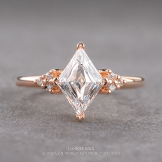 Lozenge Lab Diamond Engagement Ring, Quinn Setting