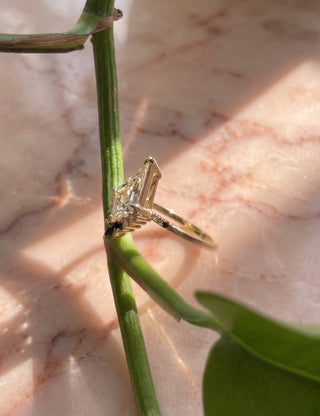 Kite Lab Diamond Engagement Ring, Ombre Avaline Setting