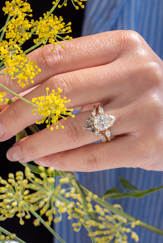Pear Lab Diamond Engagement Ring, Zoe Setting