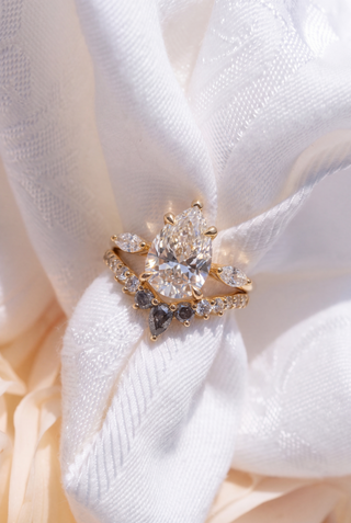 Pear Lab Diamond Engagement Ring, Zoe Setting