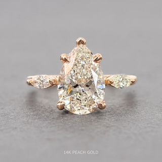 Pear Lab Diamond Engagement Ring, Zoe Setting