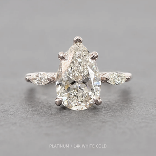 Pear Lab Diamond Engagement Ring, Zoe Setting