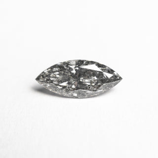 Salt and pepper marquise diamond