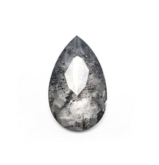 Salt and pepper pear diamond