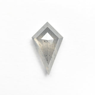 Icy salt and pepper kite diamond