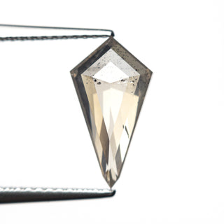 Salt and pepper kite shaped diamond