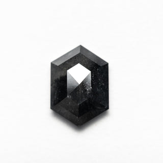 Black hexagon shaped diamond