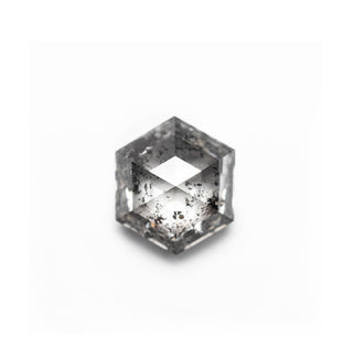 Salt and pepper hexagon diamond