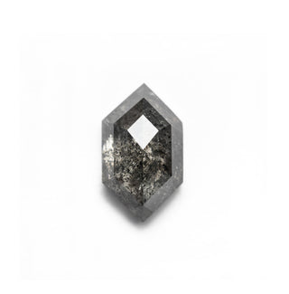 Salt and pepper hexagon diamond