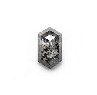 Salt and pepper hexagon diamond