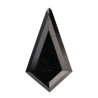 3.64 Carat Black Rose Cut Kite Diamond