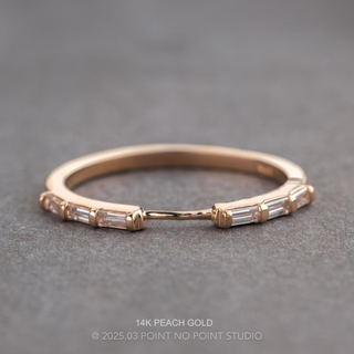 Blair Wedding Ring Cuff, 6 Diamond