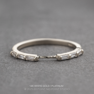 Blair Wedding Ring Cuff, 6 Diamond
