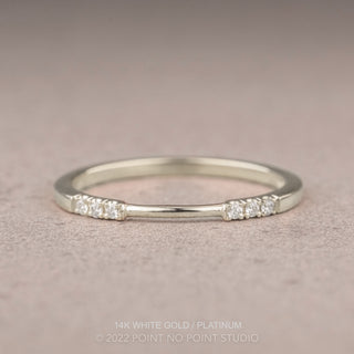 Harper Wedding Ring Cuff, 6 Diamond