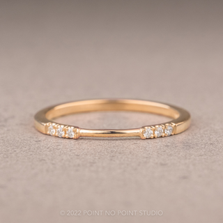 3 Diamond Harper Cuff, 14K Peach Gold