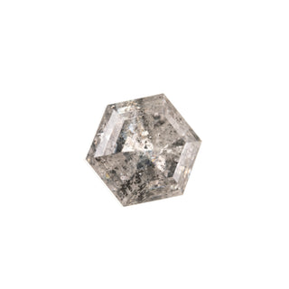 1.84 Carat Canadian Salt and Pepper Double Cut Hexagon Diamond