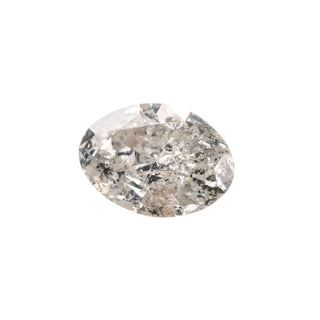 1.51 Carat Canadian Salt and Pepper Brilliant Cut Oval Diamond
