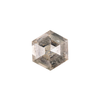 1.40 Carat Canadian Salt and Pepper Step Cut Hexagon Diamond