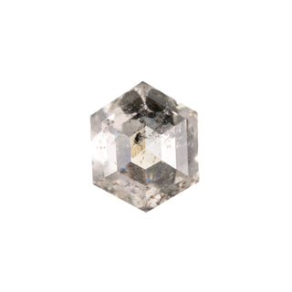 1.40 Carat Canadian Salt and Pepper Double Cut Hexagon Diamond