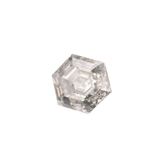 1.40 Carat Canadian Salt and Pepper Double Cut Hexagon Diamond