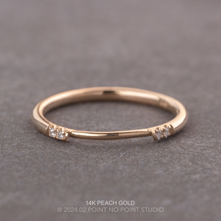 Harper Wedding Ring Cuff, 4 Diamond