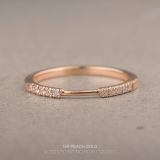 Harper Wedding Ring Cuff, 10 Diamond
