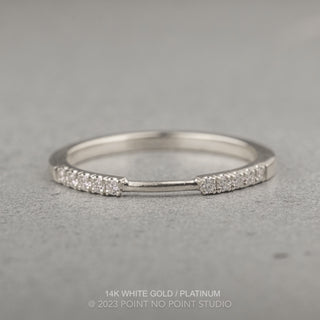 Harper Wedding Ring Cuff, 10 Diamond