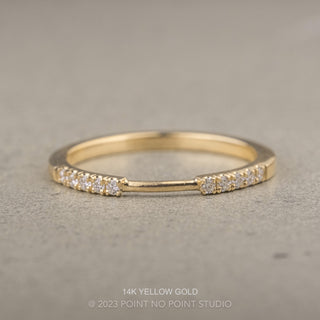 Harper Wedding Ring Cuff, 10 Diamond