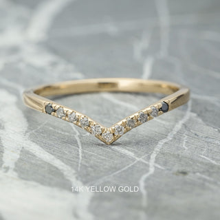 Vivian Wedding Ring, 11 Ombre Diamond