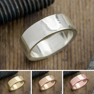 8mm Comfort Fit Mens Wedding Band, Polished