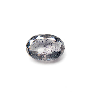 Salt and pepper oval diamond