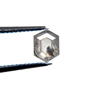 Salt and pepper hexagon diamond