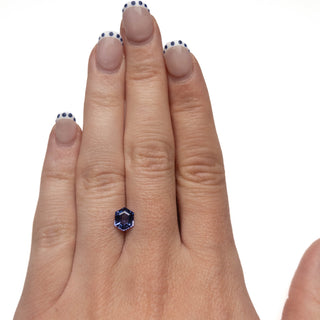 Purple gemstone