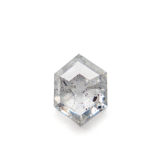 Icy salt and pepper hexagon diamond