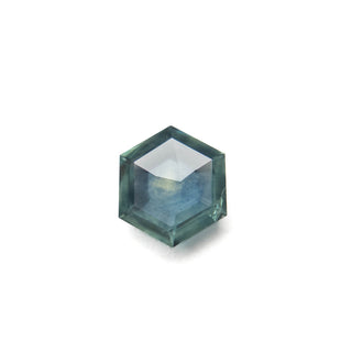 Teal hexagon sapphire