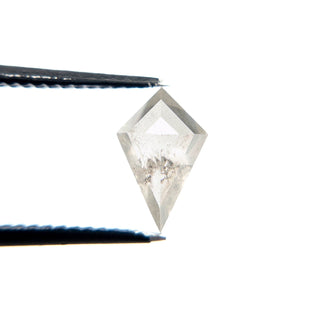 Icy salt and pepper kite diamond