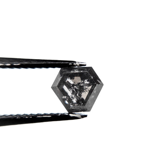 Black geometric diamond
