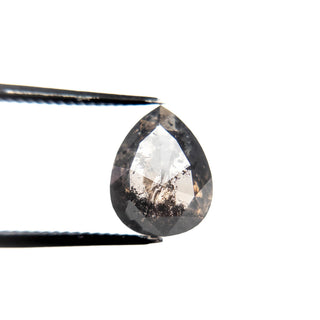 Black salt and pepper pear diamond