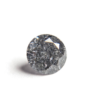 Salt and pepper round diamond