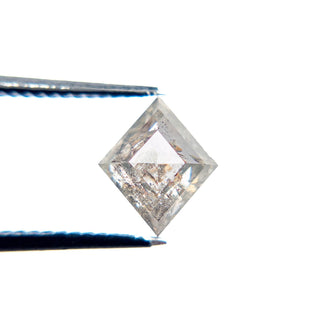 1.31 Carat Icy Salt and Pepper Double Cut Lozenge Diamond