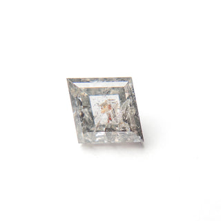 Icy white lozenge diamond