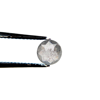 Salt and pepper round diamond