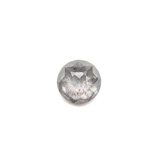.68 Carat Icy Salt and Pepper Rose Cut Round Diamond