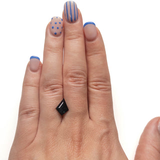 Dark blue sapphire