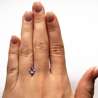 1.22 Carat Clear Lavender Step Cut Kite Ceylon Sapphire