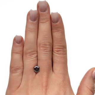 Black hexagon diamond