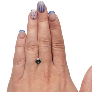 Green sapphire