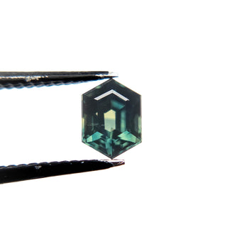 Green hexagon sapphire