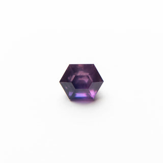 Purple hexagon sapphire
