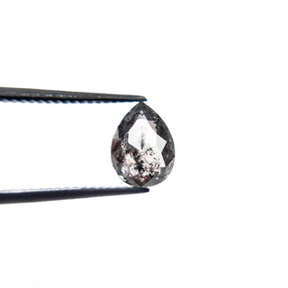 Salt and pepper pear diamond